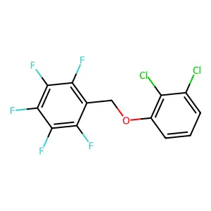 1-[(2,3-dichlorophenoxy)methyl]-2,3,4,5,6-pentafluorobenzene structure