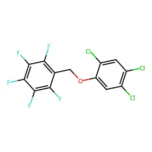 1,2,3,4,5-pentafluoro-6-[(2,4,5-trichlorophenoxy)methyl]benzene structure
