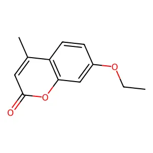 7-Ethoxy-4-methylcoumarin structure