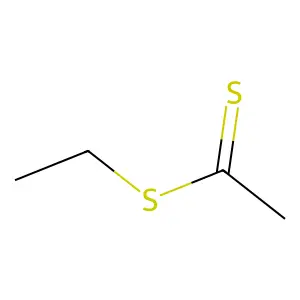 Ethyl dithioacetate structure