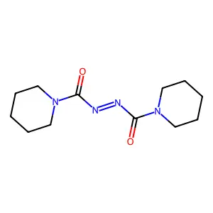 1,1'-(Azodicarbonyl)dipiperidine structure