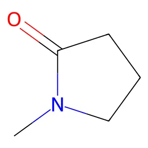 1-METHYL-2-PYRROLIDINONE structure