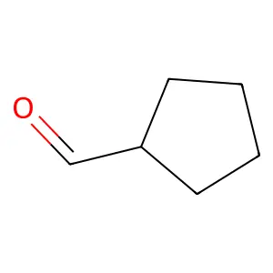 Cyclopentanecarbaldehyde structure
