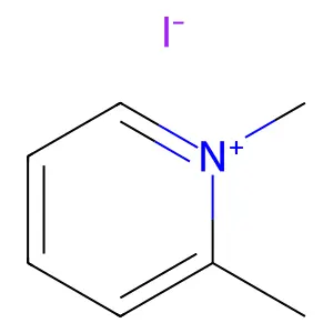 1,2-Dimethylpyridinium iodide structure
