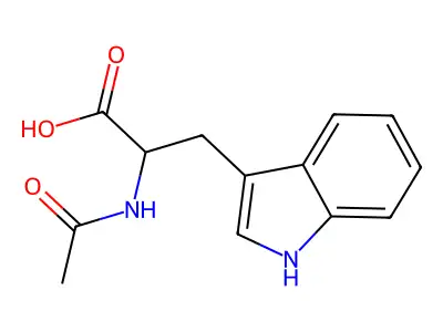 N-Acetyl-DL-tryptophan structure