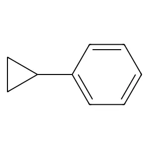 Cyclopropylbenzene structure