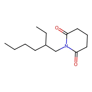 1-(2-ethylhexyl)piperidine-2,6-dione structure