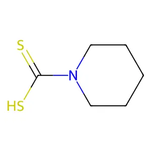 1-Piperidinecarbodithioic acid structure