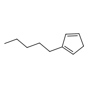 1,3-Cyclopentadiene, 2-pentyl structure