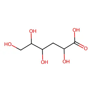3-Deoxyhexonic acid structure