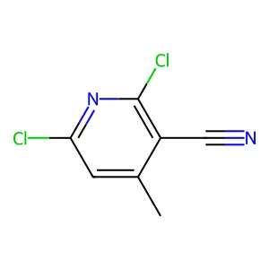 2,6-Dichloro-4-methylnicotinonitrile structure