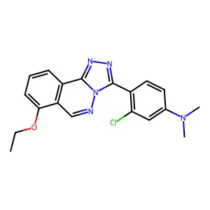 Compound C19H18ClN5O structure