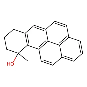 10-Methyl-7,8,9,10-tetrahydrobenzo(a)pyren-10-ol structure