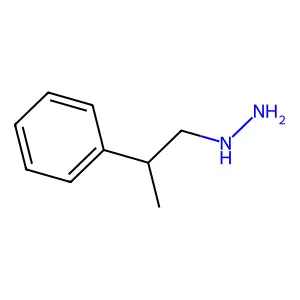(2-Phenylpropyl)hydrazine structure
