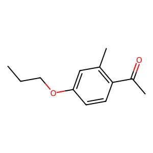 1-(2-methyl-4-propoxyphenyl)ethanone structure