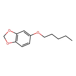 1,3-Benzodioxole, 5-(pentyloxy)- structure