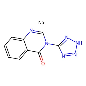 Compound C9H6N6NaO+ structure