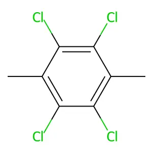 1,2,4,5-tetrachloro-3,6-dimethylbenzene structure