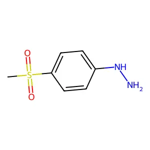 (4-methylsulfonylphenyl)hydrazine structure