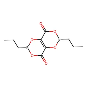 [1,3,2]Dioxaborino[5,4-d]-1,3,2-dioxaborin-4,8-dione, 2,6-dipropyl- structure