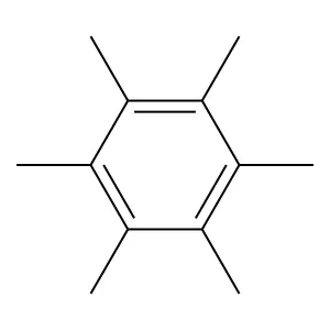 HEXAMETHYLBENZENE structure