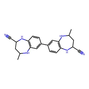 Compound C22H24N6 structure