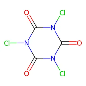 TRICHLOROISOCYANURIC ACID structure