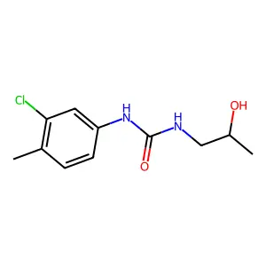 1-(3-chloro-4-methylphenyl)-3-(2-hydroxypropyl)urea structure
