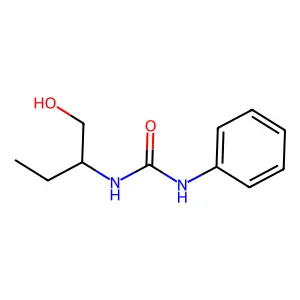 1-(1-hydroxybutan-2-yl)-3-phenylurea structure