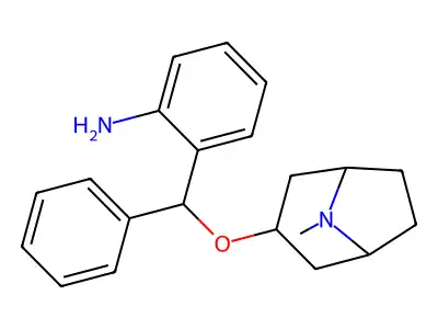 Aminobenztropine structure