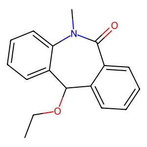 Etazepine structure