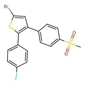 Compound C17H12BrFO2S2 structure