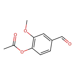 Vanillin acetate structure