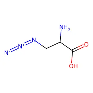 Azidoalanine structure
