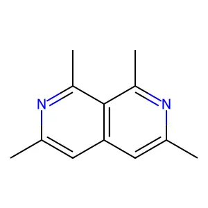 1,3,6,8-tetramethyl-2,7-naphthyridine structure