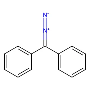 Diazodiphenylmethane structure