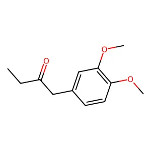 1-(3,4-dimethoxyphenyl)butan-2-one structure