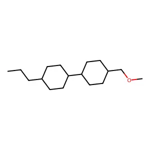 1,1'-Bicyclohexyl, 4-(methoxymethyl)-4'-propyl- structure