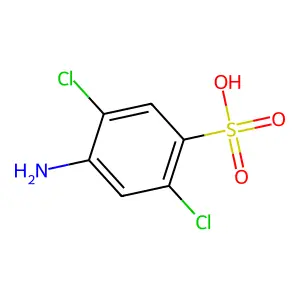 4-amino-2,5-dichlorobenzenesulfonic acid structure