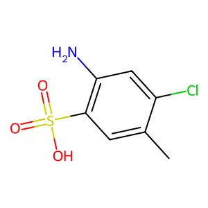 2-Amino-4-chloro-5-methylbenzenesulfonic acid structure