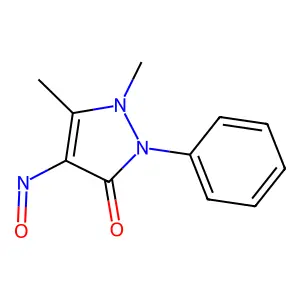 4-Nitrosoantipyrine structure