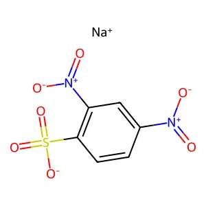 Sodium 2,4-dinitrobenzenesulfonate structure