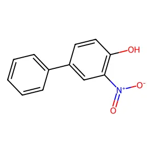 4-Hydroxy-3-nitrobiphenyl structure