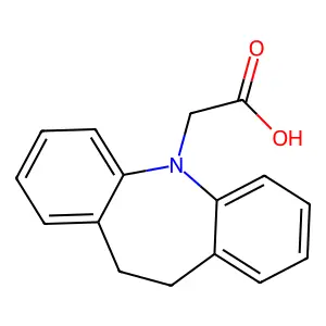 (10,11-dihydro-dibenzo[b,f]azepin-5-yl)-acetic acid structure