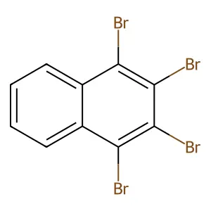 1,2,3,4-tetrabromonaphthalene structure
