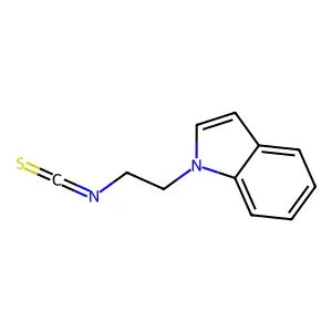 1-(2-isothiocyanatoethyl)-1H-indole structure