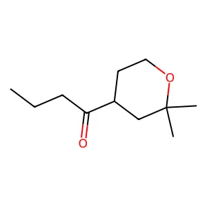1-(2,2-dimethyloxan-4-yl)butan-1-one structure