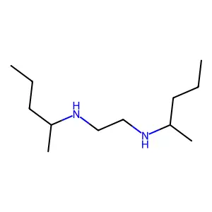 N,N'-Bis(2-pentyl)-ethylenediamine structure