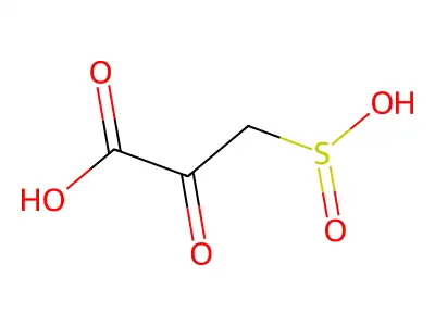 3-sulfinylpyruvic acid structure
