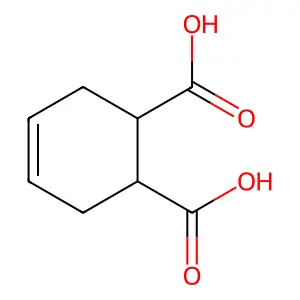 cyclohex-4-ene-1,2-dicarboxylic acid structure
